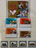 DDR ab Anfängen postfrisch bis 1984 besammelt in 5 Lindner Alben #LZ999