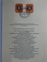 Berlin Erstagsblätter mit den Anfängen im Lindner Binder #MA006