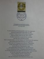 Berlin Erstagsblätter mit den Anfängen im Lindner Binder #MA006