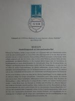 Berlin Erstagsblätter mit den Anfängen im Lindner Binder #MA006
