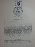 Berlin Erstagsblätter mit den Anfängen im Lindner Binder #MA006
