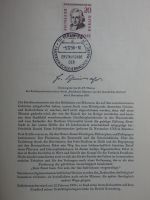 Berlin Erstagsblätter mit den Anfängen im Lindner Binder #MA006