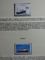Motiv Schiffe kleine Sammlung im Lindner Binder #MA009