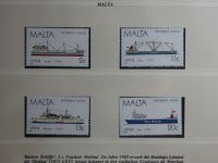 Motiv Schiffe kleine Sammlung im Lindner Binder #MA010