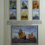 Motiv Schiffe kleine Sammlung im Lindner Binder #MA010