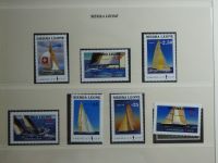 Motiv Schiffe kleine Sammlung im Lindner Binder #MA010
