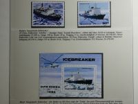 Motiv Schiffe kleine Sammlung im Lindner Binder #MA011