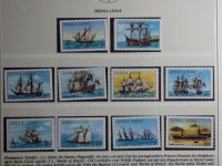 Motiv Schiffe kleine Sammlung im Lindner Binder #MA011