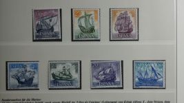 Motiv Schiffe kleine Sammlung im Lindner Binder #MA011