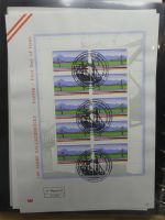 Österreich Zusammenstellung Kleinbögen ab Euro auf Briefe im Album #LZ637