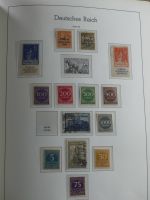 Deutsches Reich ab Brustschild teilbesammelt im Leuchtturm Vordruck #MA031
