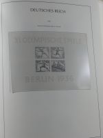 Deutsches Reich ab Brustschild teilbesammelt im Leuchtturm Vordruck #MA031