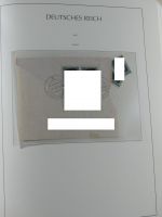 Deutsches Reich ab Brustschild teilbesammelt im Leuchtturm Vordruck #MA031