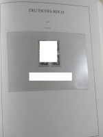 Deutsches Reich ab Brustschild teilbesammelt im Leuchtturm Vordruck #MA031