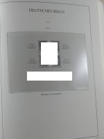 Deutsches Reich ab Brustschild teilbesammelt im Leuchtturm Vordruck #MA031