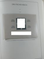 Deutsches Reich ab Brustschild teilbesammelt im Leuchtturm Vordruck #MA031
