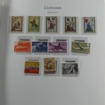 Liechtenstein 1976-1989 ** besammelt im Borek Vordruck #MA033