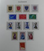 Liechtenstein 1976-1989 ** besammelt im Borek Vordruck #MA033