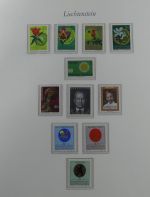 Liechtenstein 1976-1989 ** besammelt im Borek Vordruck #MA033