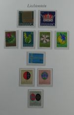 Liechtenstein 1976-1989 ** besammelt im Borek Vordruck #MA033