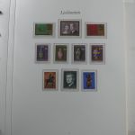 Liechtenstein 1976-1989 ** besammelt im Borek Vordruck #MA033