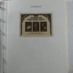 Liechtenstein 1976-1989 ** besammelt im Borek Vordruck #MA033