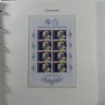 Liechtenstein 1976-1989 ** besammelt im Borek Vordruck #MA033