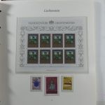 Liechtenstein 1976-1989 ** besammelt im Borek Vordruck #MA033