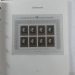 Liechtenstein 1976-1989 ** besammelt im Borek Vordruck #MA033