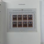Liechtenstein 1976-1989 ** besammelt im Borek Vordruck #MA033
