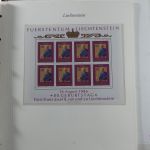 Liechtenstein 1976-1989 ** besammelt im Borek Vordruck #MA033