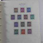 Liechtenstein 1976-1989 ** besammelt im Borek Vordruck #MA033