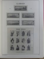 Guernsey Leeralbum 1969-2001 im Leuchtturm Binder #MA041