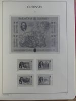 Guernsey Leeralbum 1969-2001 im Leuchtturm Binder #MA041