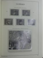 Guernsey Leeralbum 1969-2001 im Leuchtturm Binder #MA041