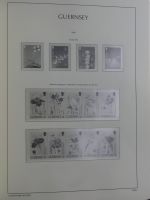 Guernsey Leeralbum 1969-2001 im Leuchtturm Binder #MA041