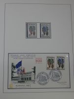 Cept 1956-1975 **/gestempelt oder auf Brief in 3 Lindner Bindern #MA044