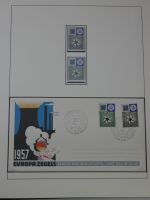 Cept 1956-1975 **/gestempelt oder auf Brief in 3 Lindner Bindern #MA044