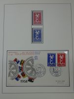 Cept 1956-1975 **/gestempelt oder auf Brief in 3 Lindner Bindern #MA044