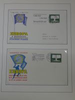 Cept 1956-1975 **/gestempelt oder auf Brief in 3 Lindner Bindern #MA044