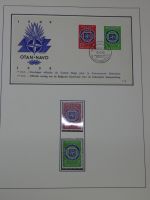Cept 1956-1975 **/gestempelt oder auf Brief in 3 Lindner Bindern #MA044