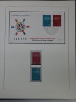 Cept 1956-1975 **/gestempelt oder auf Brief in 3 Lindner Bindern #MA044
