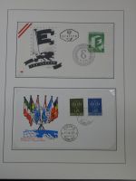 Cept 1956-1975 **/gestempelt oder auf Brief in 3 Lindner Bindern #MA044
