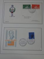 Cept 1956-1975 **/gestempelt oder auf Brief in 3 Lindner Bindern #MA044