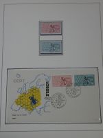 Cept 1956-1975 **/gestempelt oder auf Brief in 3 Lindner Bindern #MA044