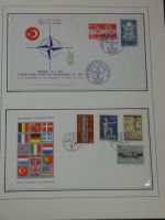 Cept 1956-1975 **/gestempelt oder auf Brief in 3 Lindner Bindern #MA044