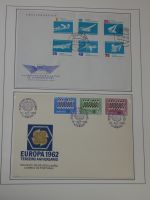 Cept 1956-1975 **/gestempelt oder auf Brief in 3 Lindner Bindern #MA044