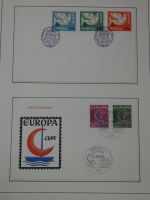 Cept 1956-1975 **/gestempelt oder auf Brief in 3 Lindner Bindern #MA044