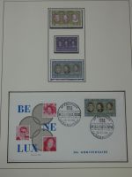 Cept 1956-1975 **/gestempelt oder auf Brief in 3 Lindner Bindern #MA044