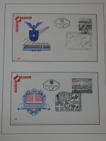Cept 1956-1975 **/gestempelt oder auf Brief in 3 Lindner Bindern #MA044